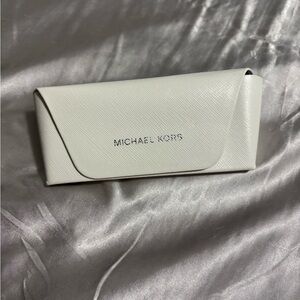 Michael Kors White glasses Case